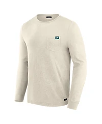 J. Palmer Men's White Philadelphia Eagles In-The-Pocket Long Sleeve T-Shirt