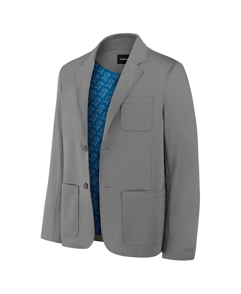 J. Palmer Men's Graphite Detroit Lions Man-In-Motion Blazer