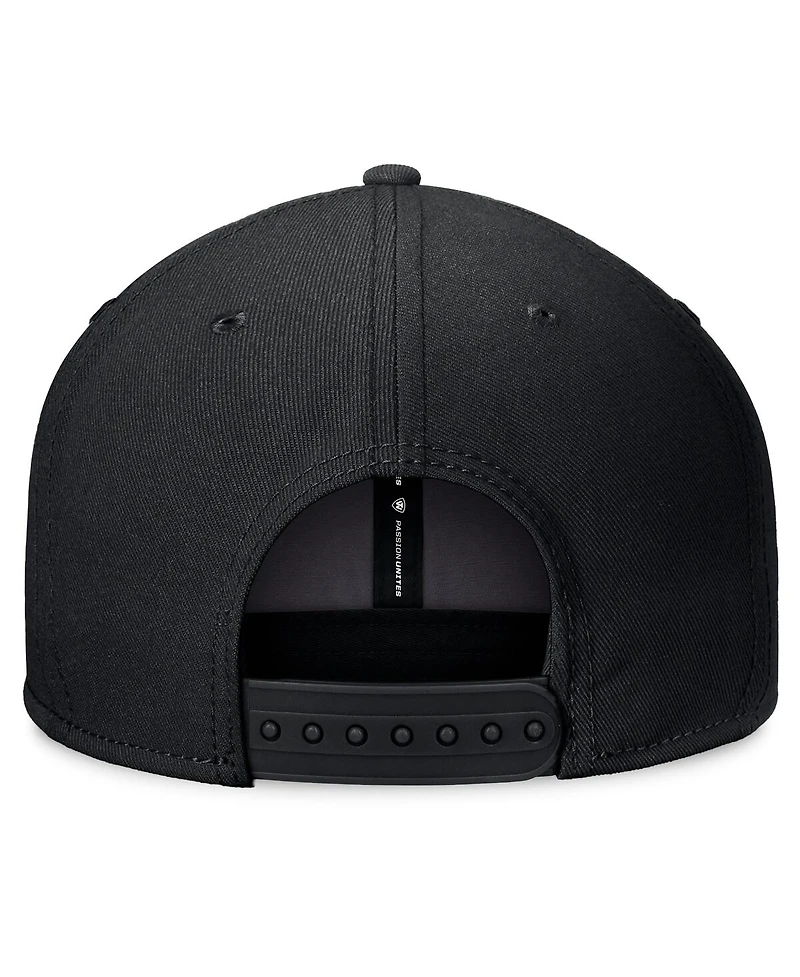 Top of the World Men's Black Texas Tech Red Raiders Fundamental Snapback Hat