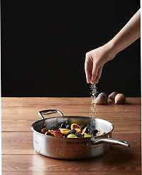 Heritage Steel Titanium Series Fully Cladded 4-Quart Saute Pan with Lid