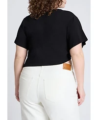 Eloquii Women's Twist-Tie Tee