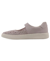 White Mountain Women's Doubles Round Toe Sneakers