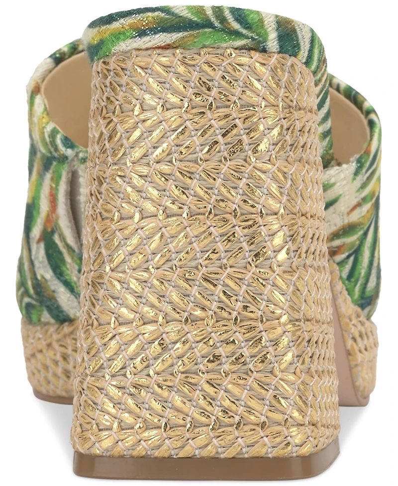 Jessica Simpson Women's Kameena Block-Heel Slip-On Sandals