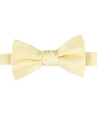 Tommy Hilfiger Men's Solid Bow Tie & Medallion Pocket Square Set