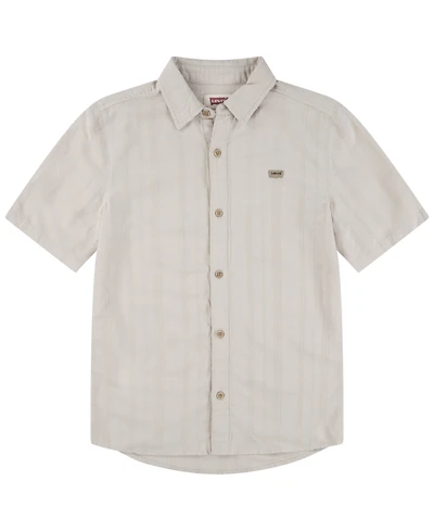 Levi's Big Boys Textured Striped Shirt