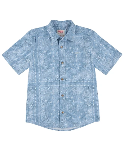 Levi's Big Boys Bandana Woven Shirt