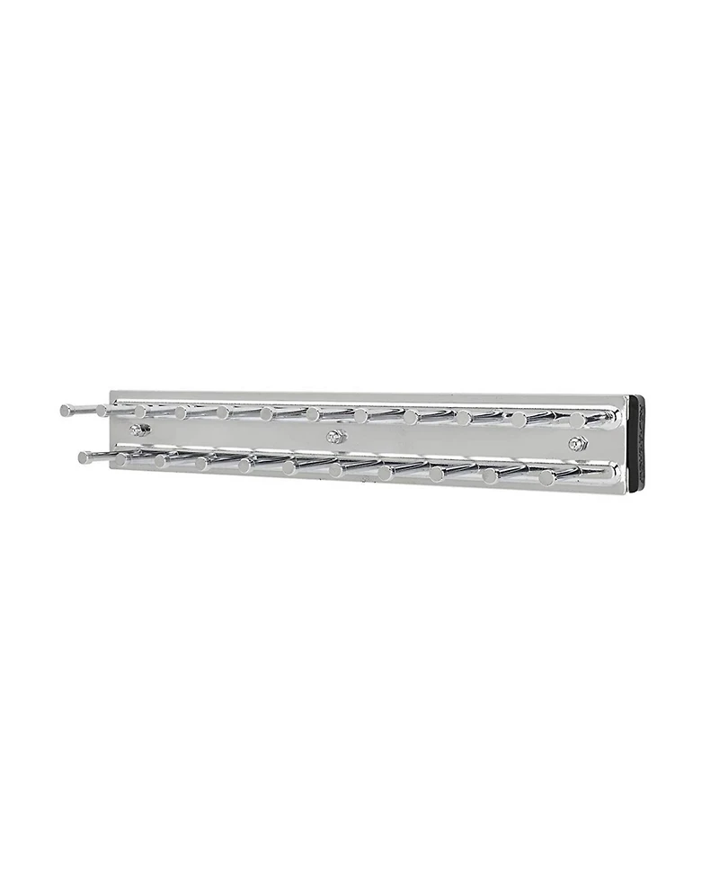Rev-a-Shelf Trc-12CR 12-Inch Side Mount Extending Tie Rack, Chrome (Refurbished)