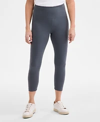 Style & Co Women's High Rise Cropped Pull-On Leggings, Created for Macy's