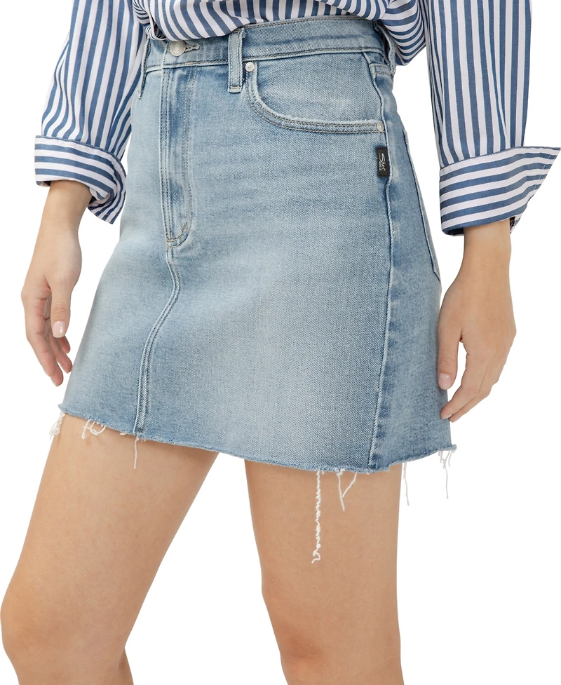 Silver Jeans Co. Women's Denim Mini Skirt
