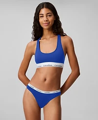 Calvin Klein Women's Modern Logo Thong Underwear QD5043