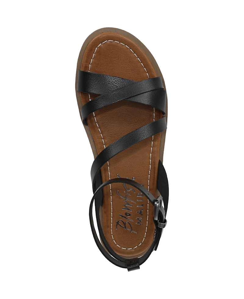 Blowfish Malibu Women's Daffodil 2 Strappy Low Wedge Sandals