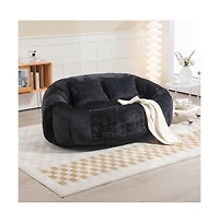 Bean Bag Chair Sofa, Memory Foam Lazy Lounger for Living Room, Bedroom, Gaming, Indoor-The Pop Home