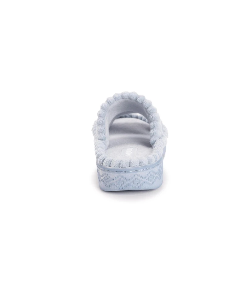 Muk Luks Women's Double Strap Slide Slipper