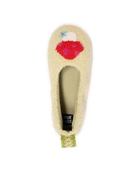 Muk Luks Women's Travel Ballerina Slipper with Patch