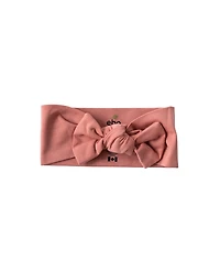 Earth Baby Outfitters Baby Girls 2-Piece Bow Hat and Headband Set