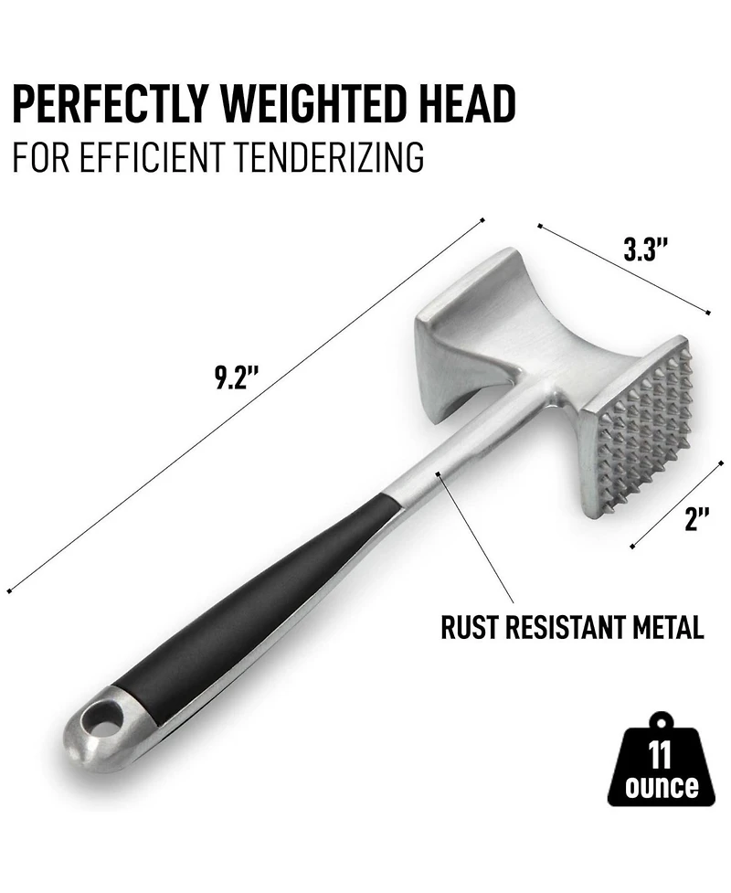 Professional Meat Hammer Tool with Comfort Grip Handle