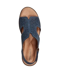 Easy Spirit Women's Kali Low Wedge Slingback Sandals