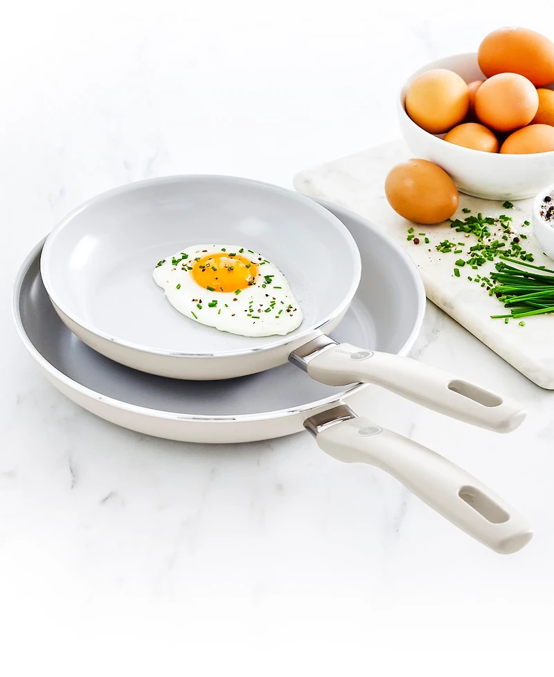 GreenPan Dover 8" & 10" 2-Piece Frypan Set