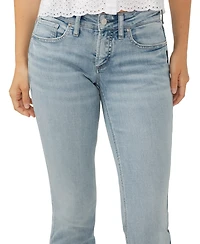 Silver Jeans Co. Women's Britt Low Rise Curvy Fit Slim Bootcut