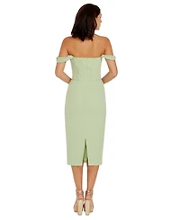 Dress the Population Women's Vickie Off-The-Shoulder