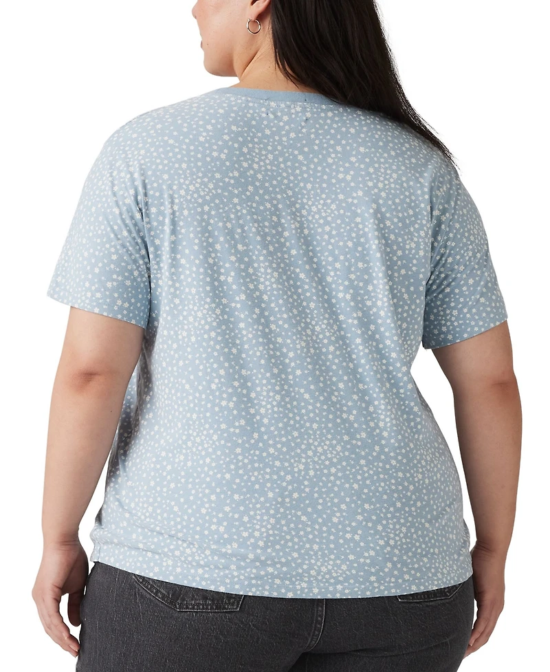Levi's Plus Cotton The Perfect Scattered-Floral Tee