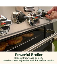 Cuisinart 3-Burner Outdoor Propane Griddler with Broiler
