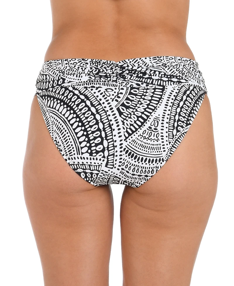 La Blanca Women's Dream Catcher Shirred-Band Hipster Bottom