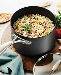 Tramontina OnyxPro 3-Quart Hard Anodized Nonstick Sauce Pan with Lid