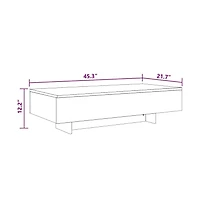 Coffee Table High Gloss White