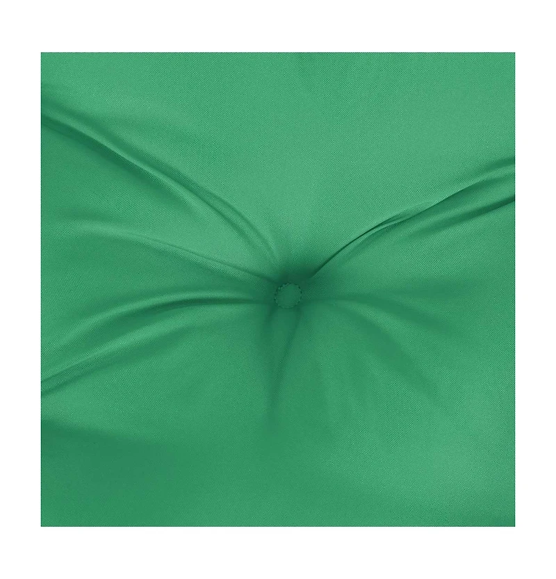 Garden Bench Cushion Green 59.1"x(19.7"+19.7")x2.8" Oxford Fabric