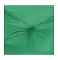 Garden Bench Cushion Green 59.1"x(19.7"+19.7")x2.8" Oxford Fabric