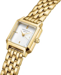 Rosefield Boxelle Women's Gold Tone Stainless Steel Bracelet Watch 19.5mm