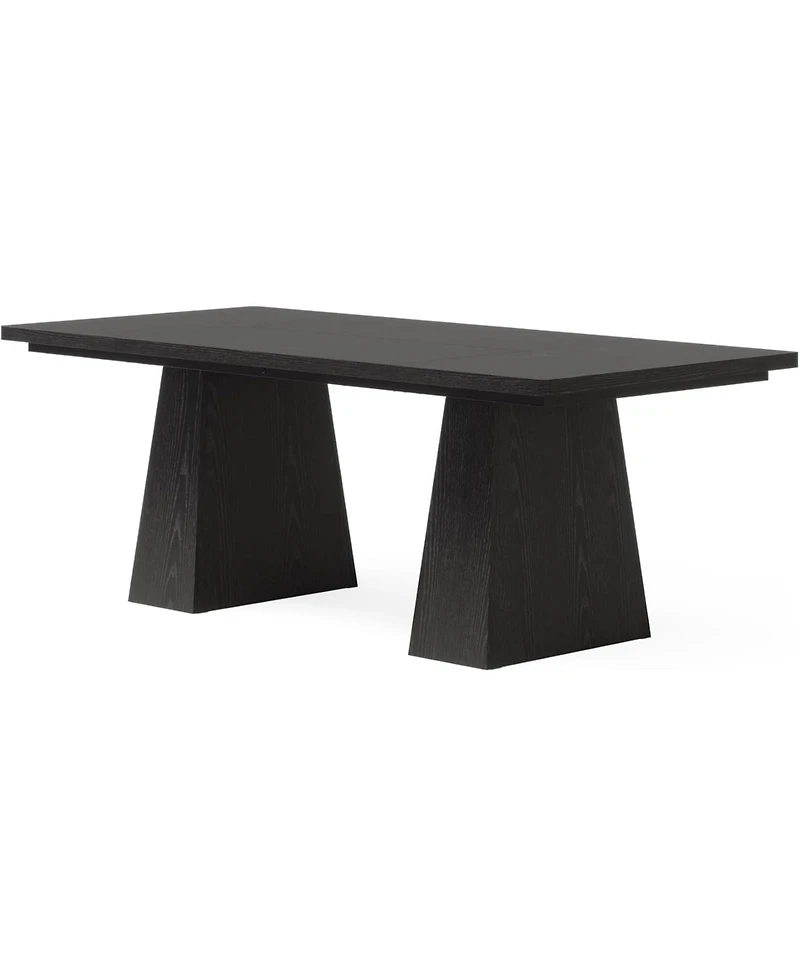 Tribesigns 63-Inch Executive Desk, Large Office Computer Desk with Double Pedestal, Modern Simple Workstations Writing Table