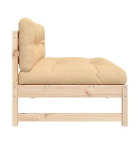 Middle Sofa 47.2"x31.5" Solid Wood Pine