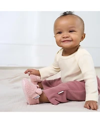 Gerber Baby Girls' Fleece Pants, 4-Pack