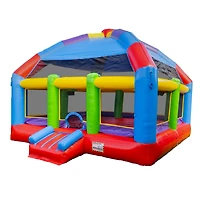 Xjump Grand Party Dome 20' x 20' Commercial Grade Bounce House , Moonwalk Bouncer Jumper for Kids and Adults, Indoor Outdoor, Pvc Vinyl, Birthday Part