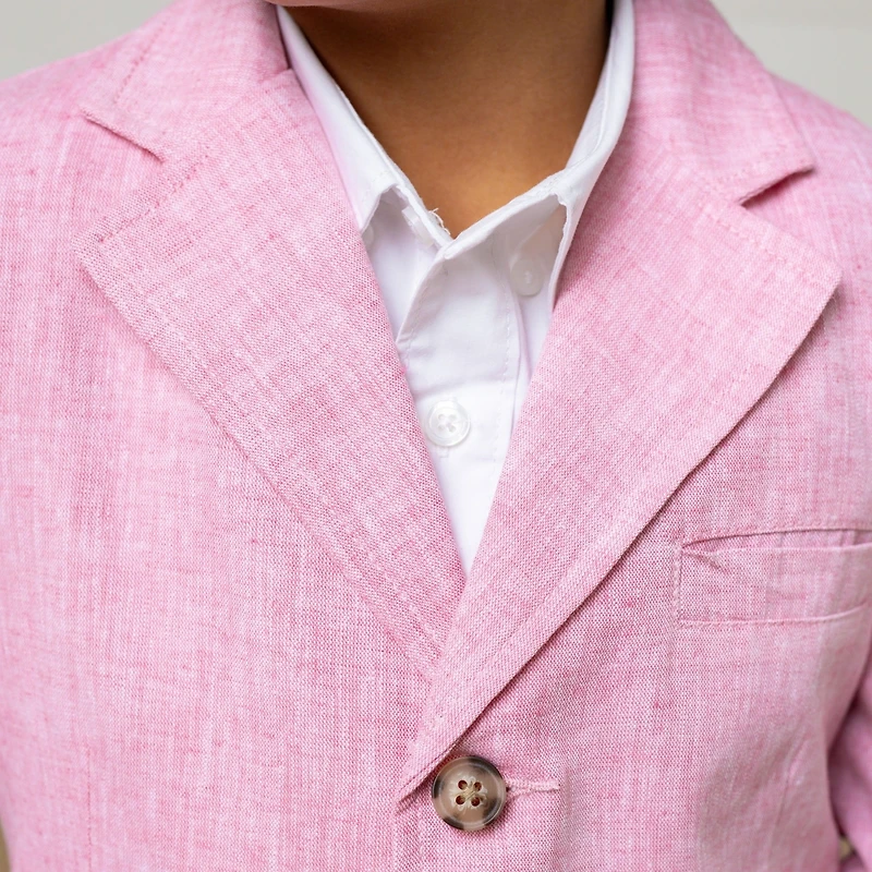 Hope & Henry Big Boys Heirloom Linen Suit Jacket