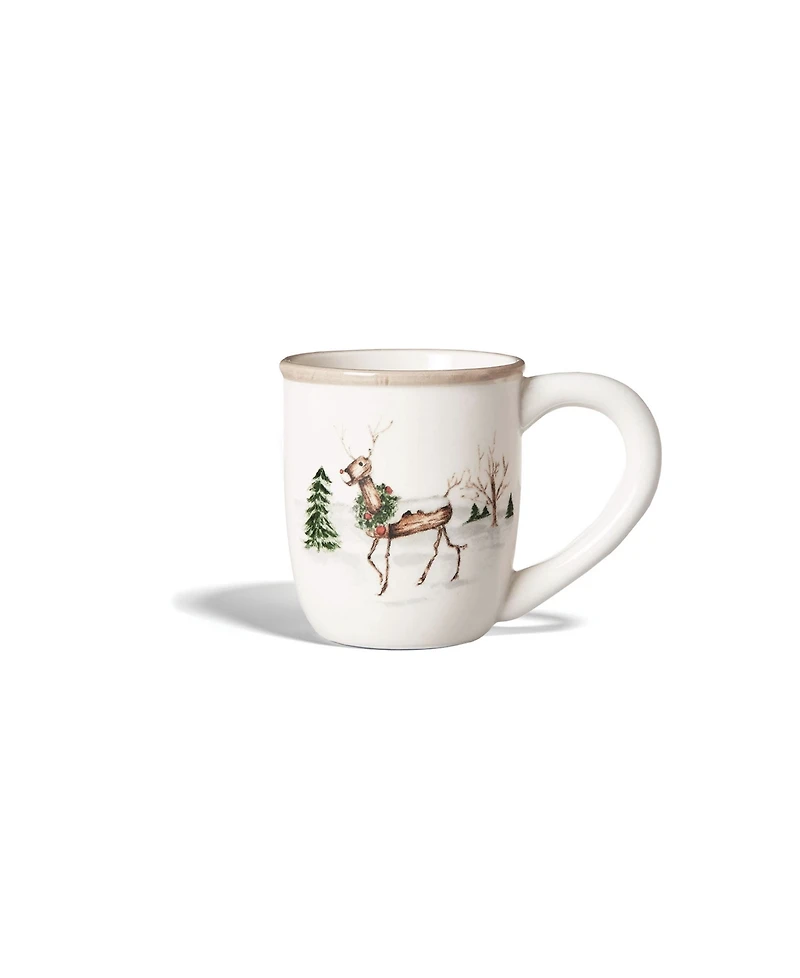 American Atelier Christmas Twig 20 Pc. Dinnerware Set, Service for 4
