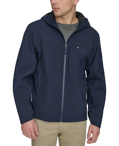 Tommy Hilfiger Men's Softshell Rain Hoodie