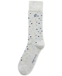 Perry Ellis Portfolio Men's Polka Dot Crew Socks
