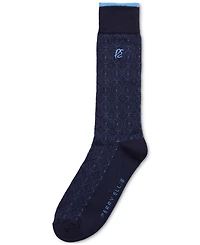 Perry Ellis Portfolio Men's Medallion Crew Socks