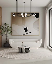 Manhattan Comfort Laurel 31.49" Modern Sintered Stone Top Coffee Table