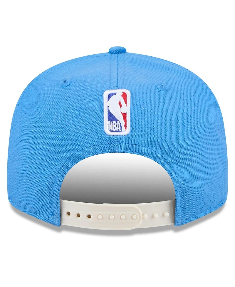 New Era Men's Blue Milwaukee Bucks 2024/25 City Edition 9FIFTY Snapback Hat