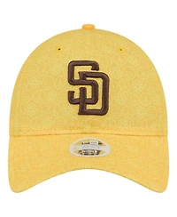 New Era Women's Gold San Diego Padres Don't Worry 9TWENTY Adjustable Hat