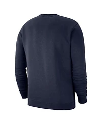 Nike Men's Navy Virginia Cavaliers Arched Logo Club Fleece Pullover Sweatshirt