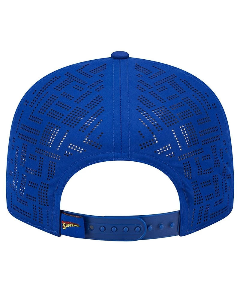 New Era Men's Blue Superman 9FIFTY Adjustable Hat