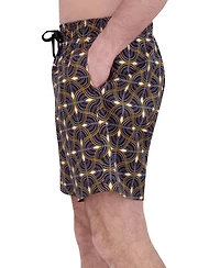 Robert Graham Men's Drew Floral Print Drawstring 7" Swim Trunks