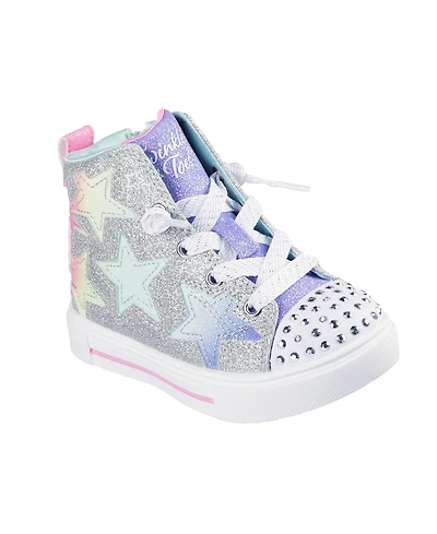 Skechers Toddler Girls Twinkle Toes: Twinkle Sparks Magical Ombre Light-Up Casual Sneakers from Finish Line