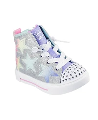 Skechers Toddler Girls Twinkle Toes: Twinkle Sparks Magical Ombre Light-Up Casual Sneakers from Finish Line
