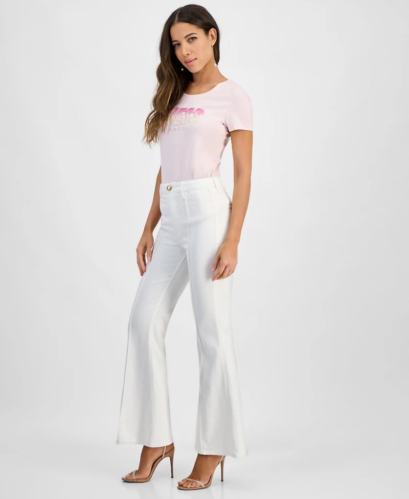 Guess Women's Amanda Extra Flare Leg-Seam Jeans